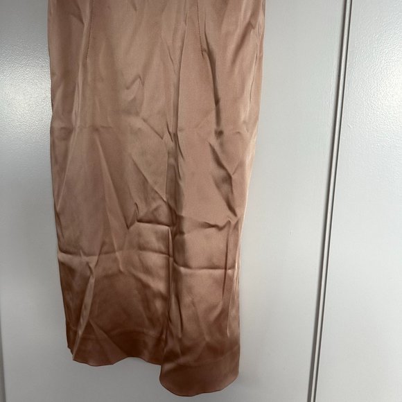 NWT Milly Tara Sheath Mini Cocktail Dress Bodycon Black Strap Sz 2 Blush - Picture 4 of 8